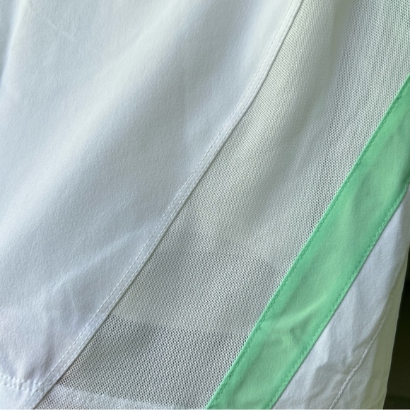 Nike Tennis Mini Skort White GreenSport Skirt 90’s Size M (8-10) - Picture 5 of 15